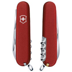 Ніж Victorinox Climber MAT червоний матовий лак 1.3703_M0007p