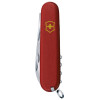 Ніж Victorinox Climber MAT червоний матовий лак жовтий логотип 1.3703_M0008p