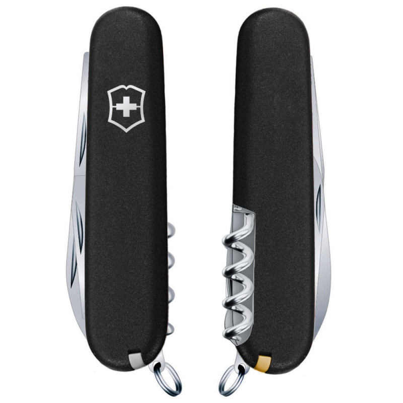 Ніж Victorinox Huntsman MAT чорний матовий лак 1.3713.3_M0007p
