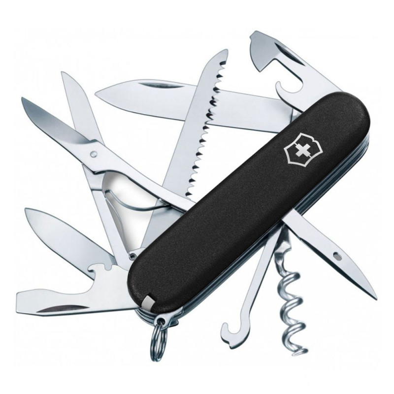 Ніж Victorinox Huntsman MAT чорний матовий лак 1.3713.3_M0007p