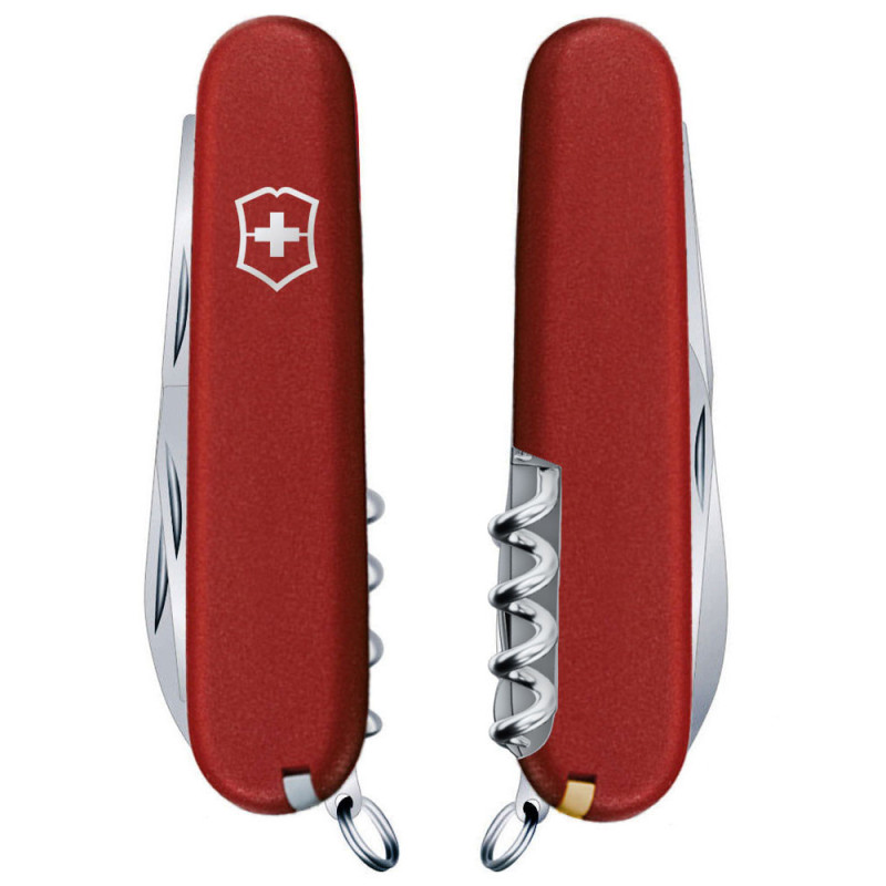 Ніж Victorinox Huntsman MAT червоний матовий лак 1.3713_M0007p