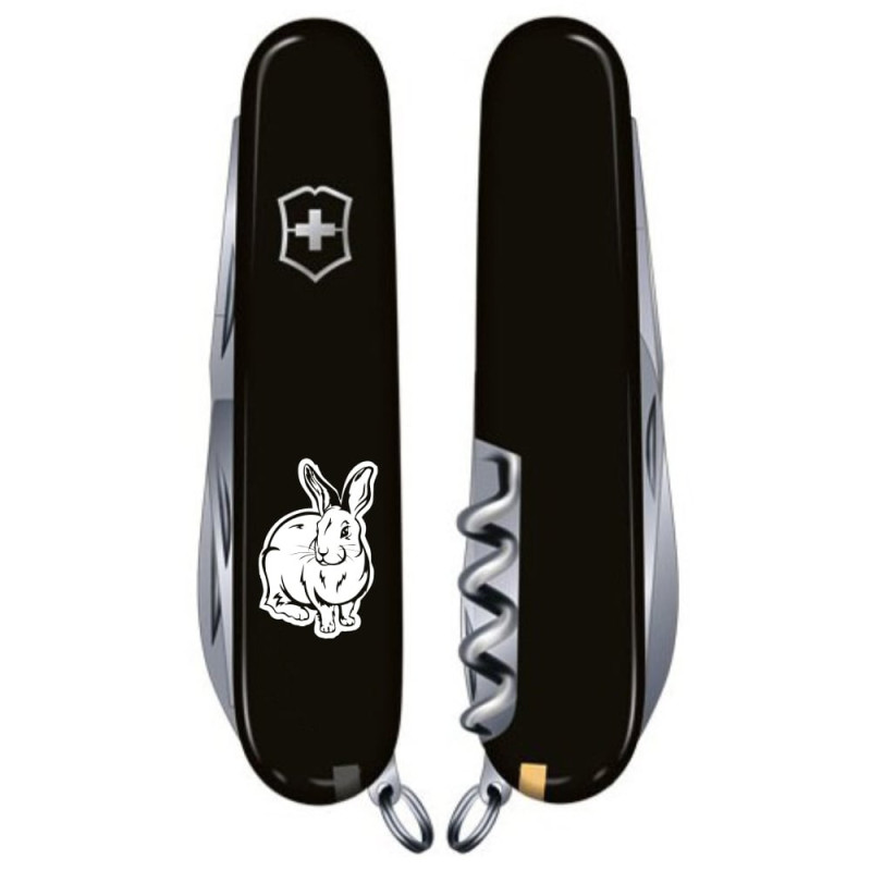 Ніж Victorinox Spartan Zodiac Водяний Кролик білий 1.3603.3_Z2030u