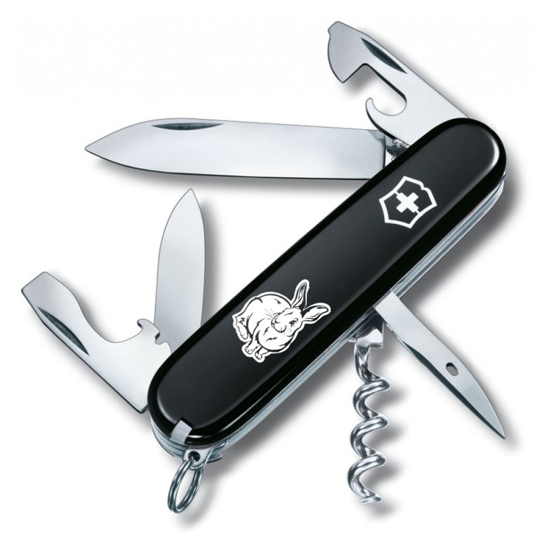 Ніж Victorinox Spartan Zodiac Водяний Кролик білий 1.3603.3_Z2030u