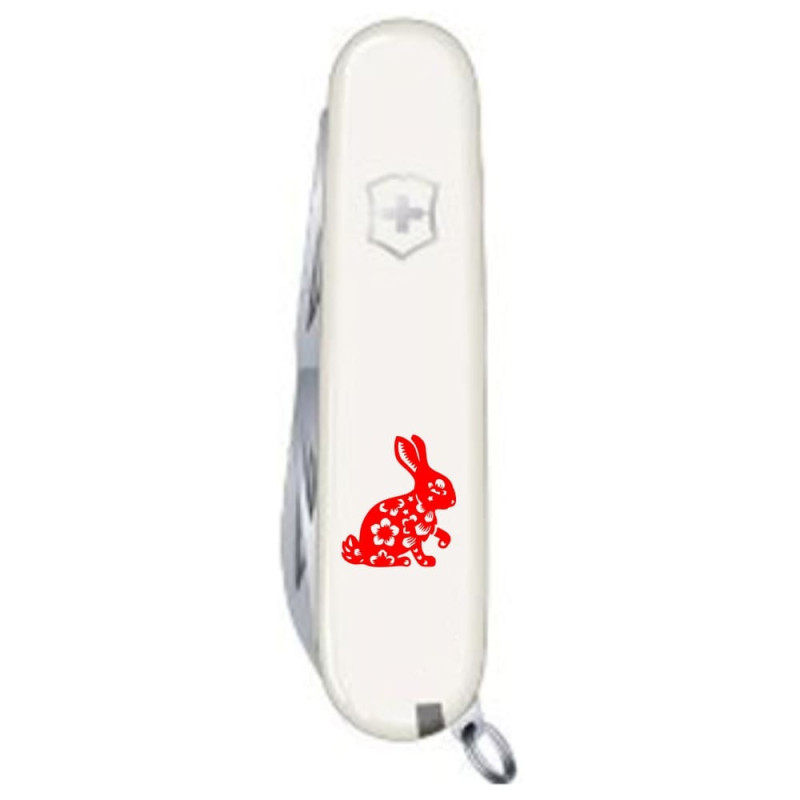 Ніж Victorinox Spartan Zodiac Бенгальський Кролик червоний 1.3603.7_Z2061u