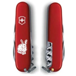 Ніж Victorinox Spartan Zodiac Водяний Кролик білий 1.3603_Z2030u