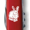 Ніж Victorinox Spartan Zodiac Водяний Кролик білий 1.3603_Z2030u