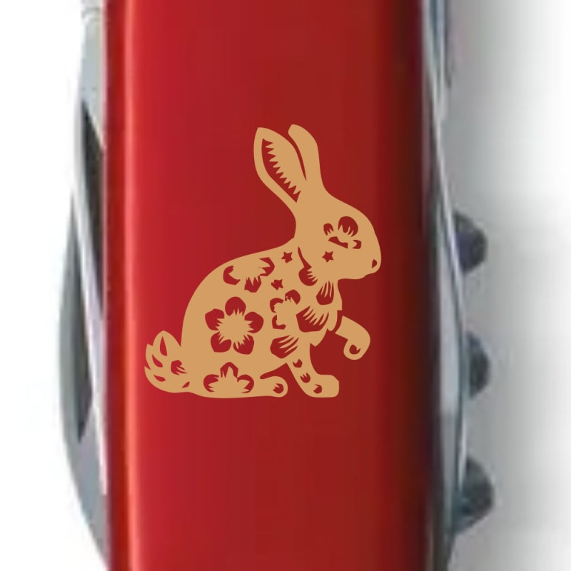 Ніж Victorinox Spartan Zodiac Бенгальський Кролик бронзовий 1.3603_Z2065u