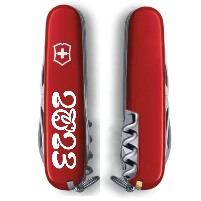 Ніж Victorinox Spartan Zodiac Рік Кролика білий 1.3603_Z2110u