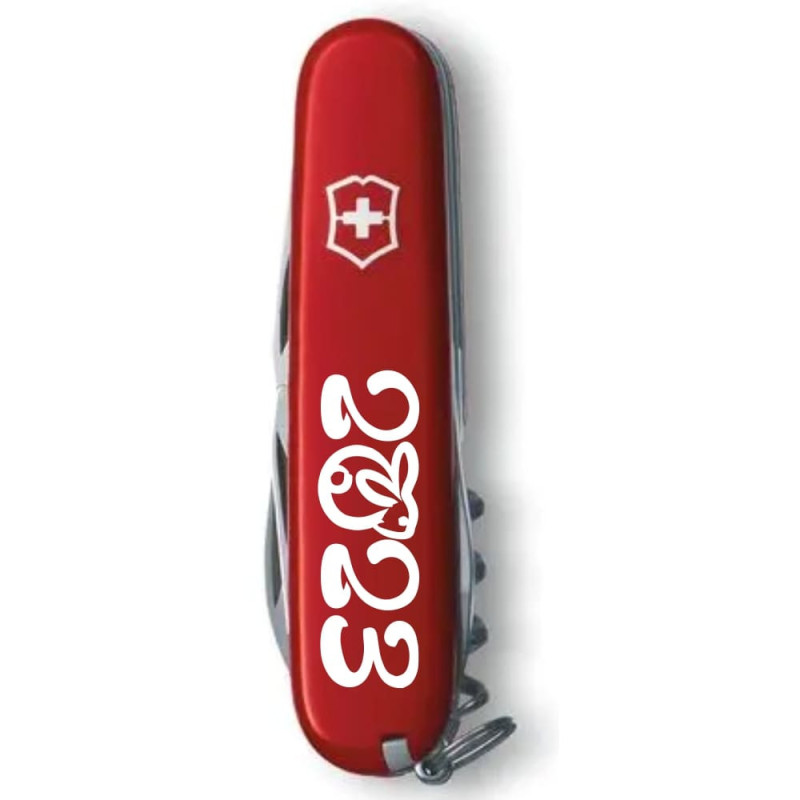 Ніж Victorinox Spartan Zodiac Рік Кролика білий 1.3603_Z2110u