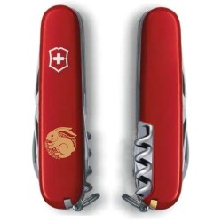 Ніж Victorinox Spartan Zodiac Щасливий Кролик бронзовий 1.3603_Z2165u