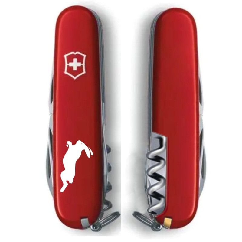 Ніж Victorinox Spartan Zodiac Спритний Кролик білий 1.3603_Z2170u