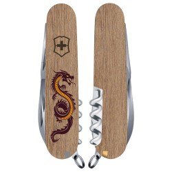 Ніж Victorinox Spartan Zodiac 3D Дерев'яний дракон 1.3603.7_Z3310h
