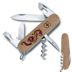 Ніж Victorinox Spartan Zodiac 3D Дерев'яний дракон 1.3603.7_Z3310h