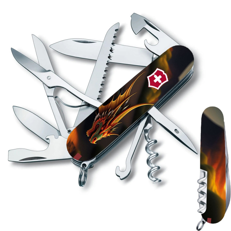 Ніж Victorinox Huntsman Zodiac Фантастичний дракон 1.3713.3_Z3210p