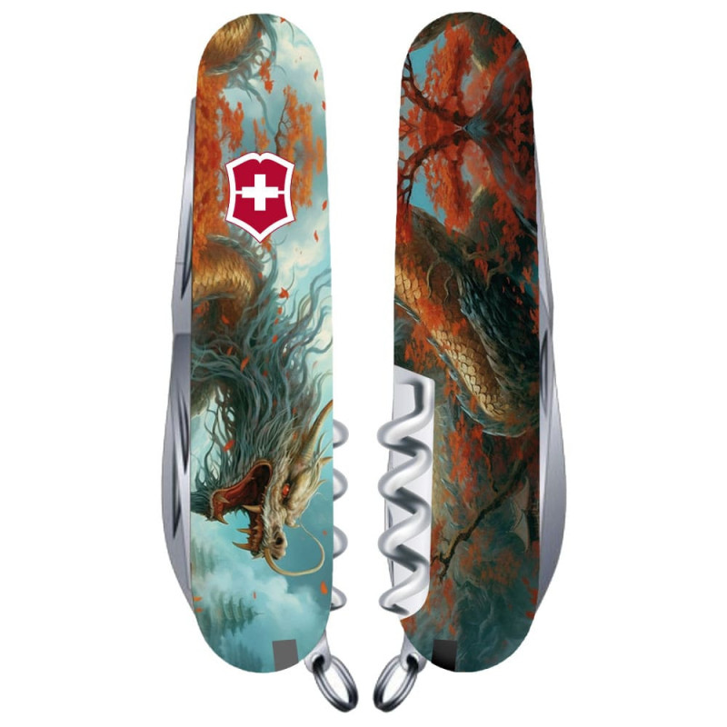 Ніж Victorinox Huntsman Zodiac Бойовий дракон 1.3713.7_Z3230p