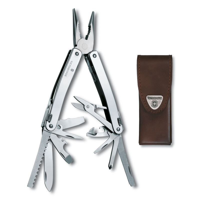 Мультитул Victorinox Swiss Tool Spirit X 3.0224.L шкіряний чохол