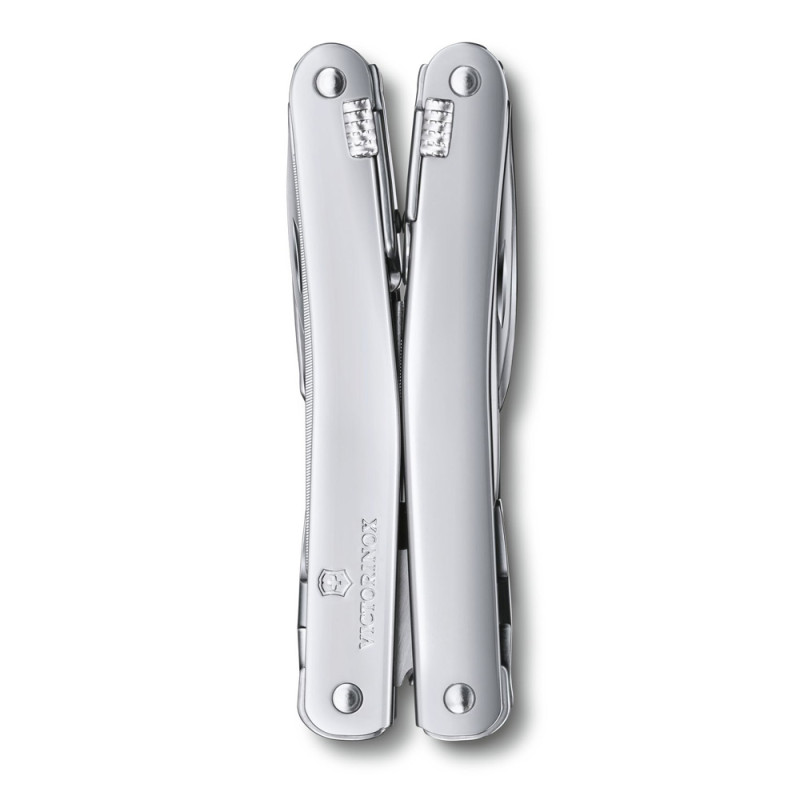 Мультитул Victorinox Swiss Tool Spirit X Plus Ratchet 3.0236.L шкіряний чохол