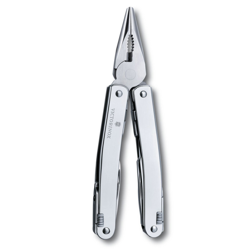Мультитул Victorinox Swiss Tool Spirit X Plus Ratchet 3.0236.L шкіряний чохол