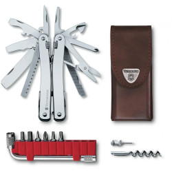 Мультитул Victorinox Swiss Tool Spirit XC Plus 3.0238.L шкіряний чохол