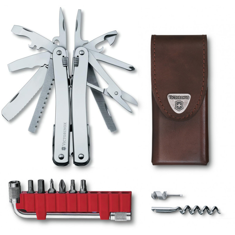 Мультитул Victorinox Swiss Tool Spirit XC Plus 3.0238.L шкіряний чохол