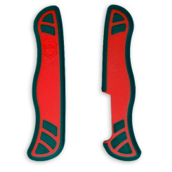 Накладки до ножа Victorinox 111 мм C.8330 червоно-чорні
