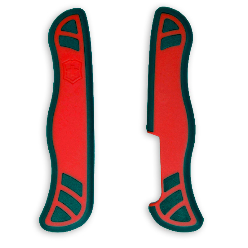 Накладки до ножа Victorinox 111 мм C.8330 червоно-чорні