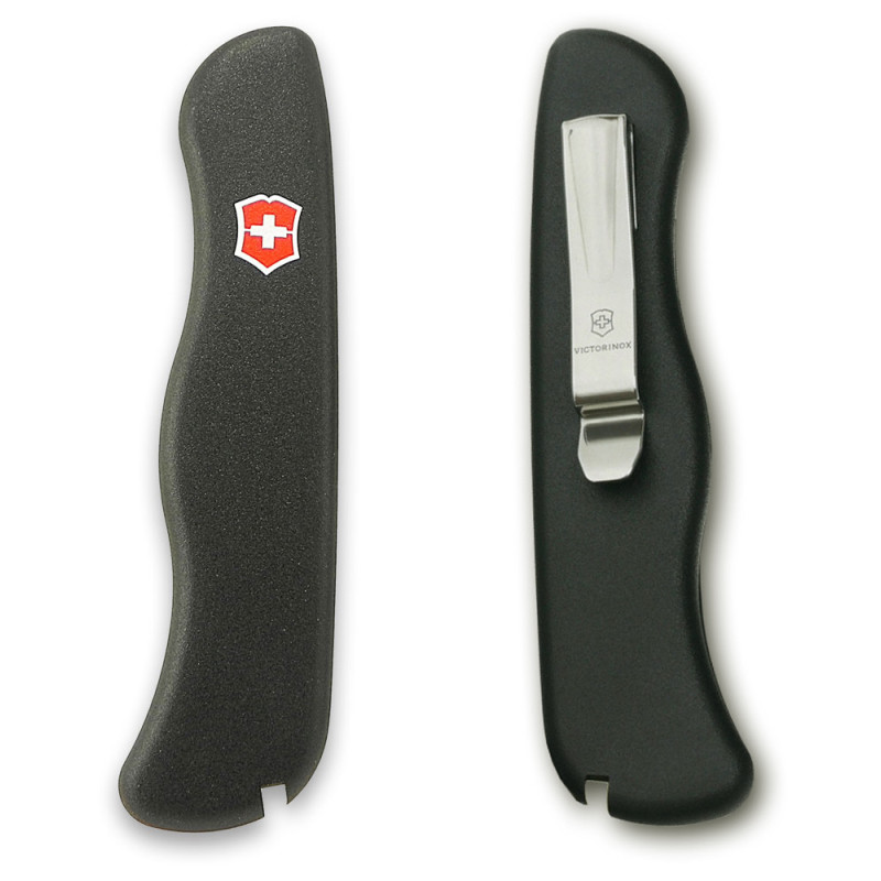 Комплект накладок Victorinox к ножу 111 мм C.8503.41 черный с клипсой