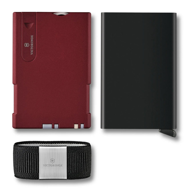Набір з картхолдером Victorinox Smart Card Wallet Iconic Red 0.7250.13