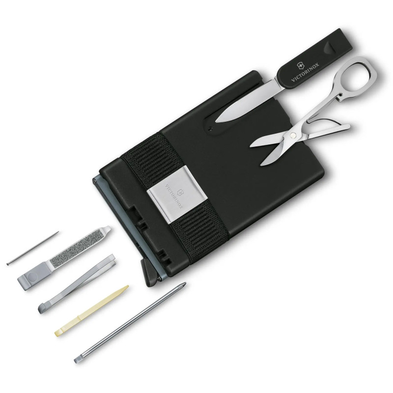 Набір з картхолдером Victorinox Smart Card Wallet Sharp Gray 0.7250.36
