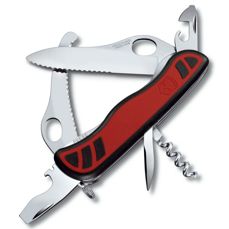 Нож Victorinox Dual Pro OneHand 0.8371.MWC черный/красный