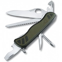 Нож Victorinox Military OneHand 0.8461.MWCH зелено-черный