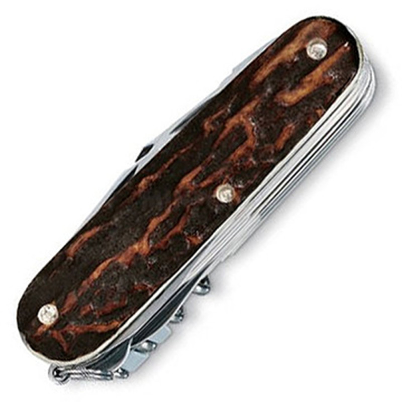 Ніж Victorinox Swiss Champ 1.6791.66 з руків’ям з натурального оленячого рогу