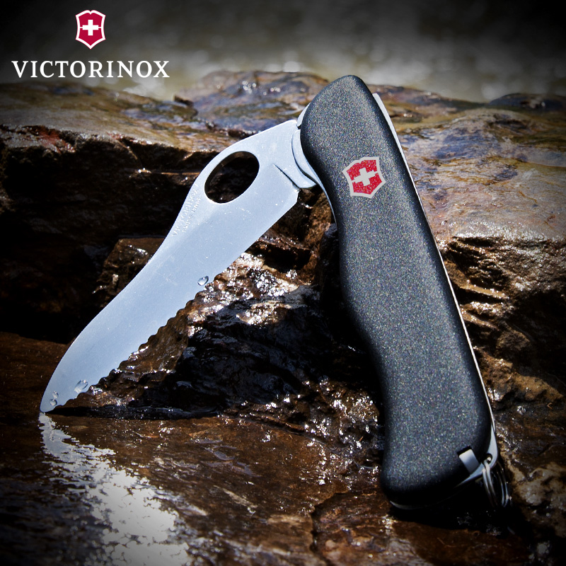 Нож Victorinox Sentinel One-Hand 0.8413.MW3 черный