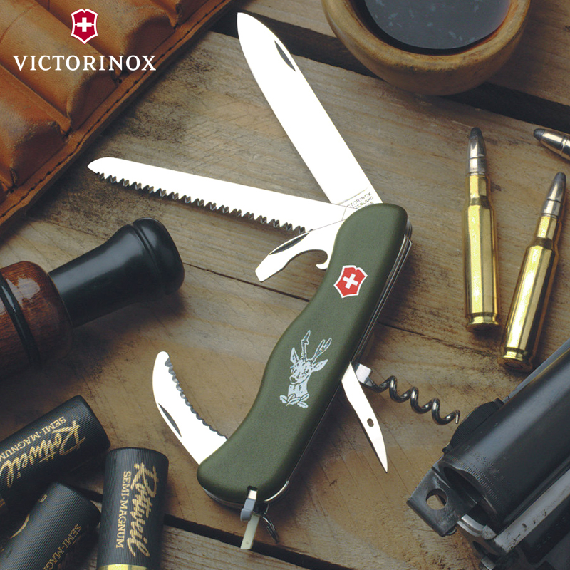 Нож Victorinox Hunter 0.8873.4 оливковый